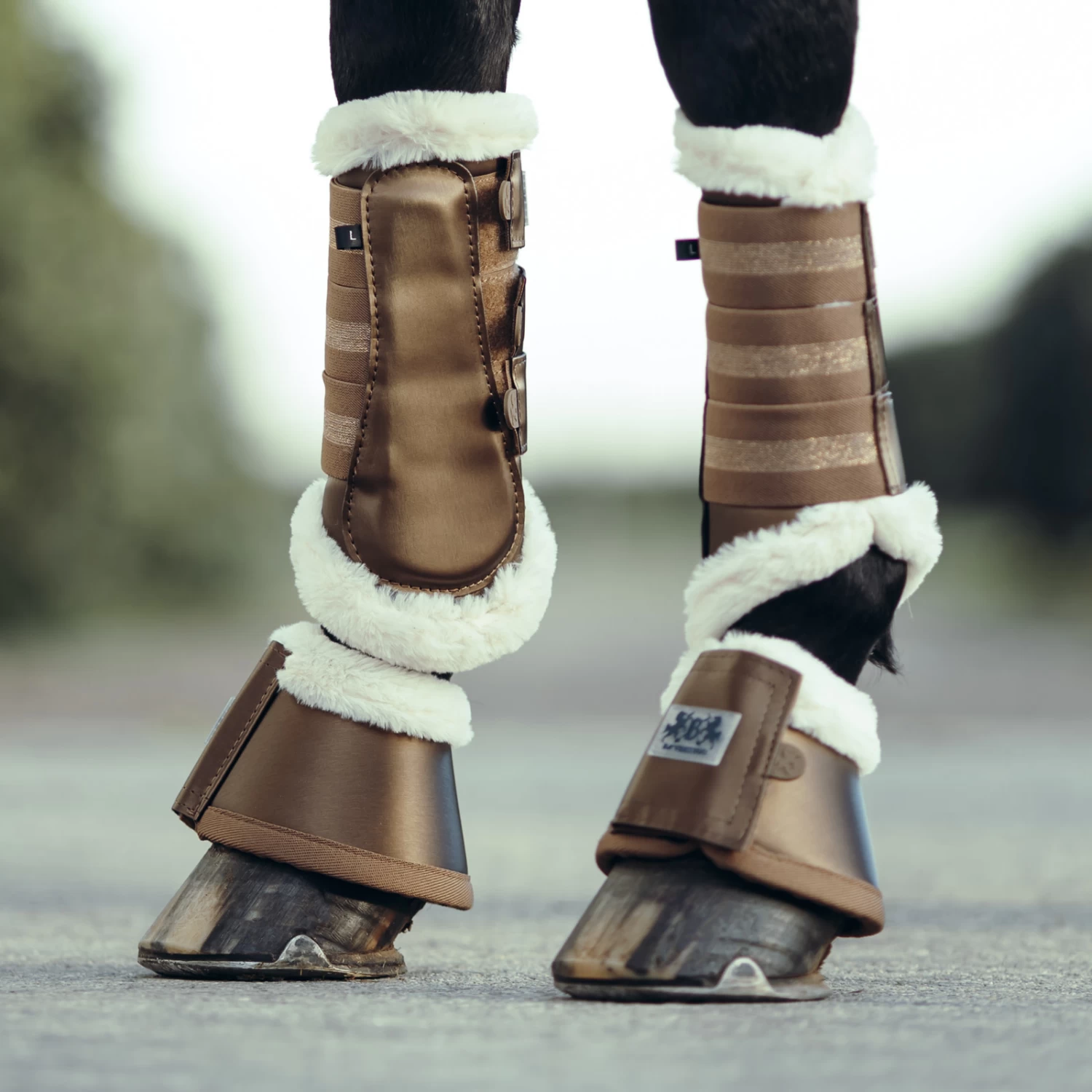 B Vertigo Drew Fleece Lined Brushing Boots - Cub Brown - Image 2