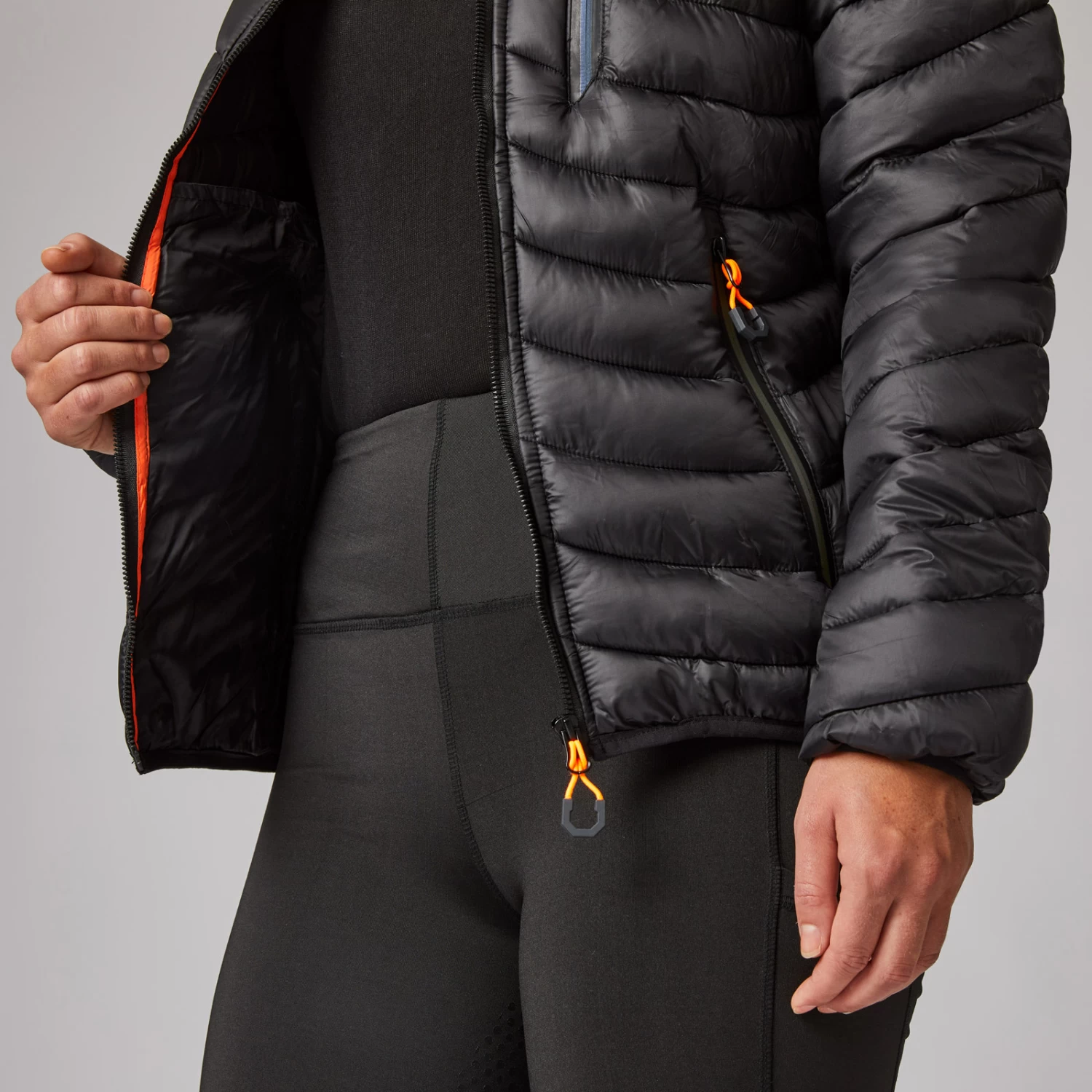 Holly Womens Fitted Jacket - Black - Image 4