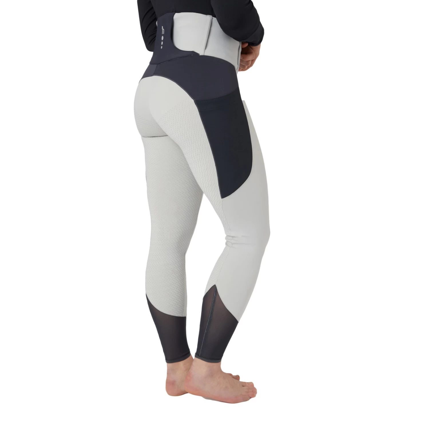 Horze Ebba Womens Summer Tec Full Seat Breeches - Harbour Mist - Image 2