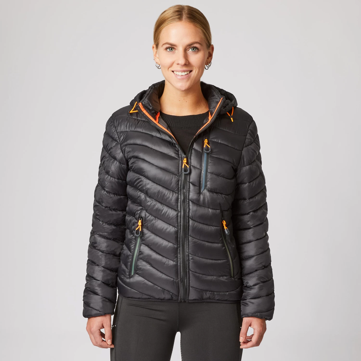 Holly Womens Fitted Jacket - Black