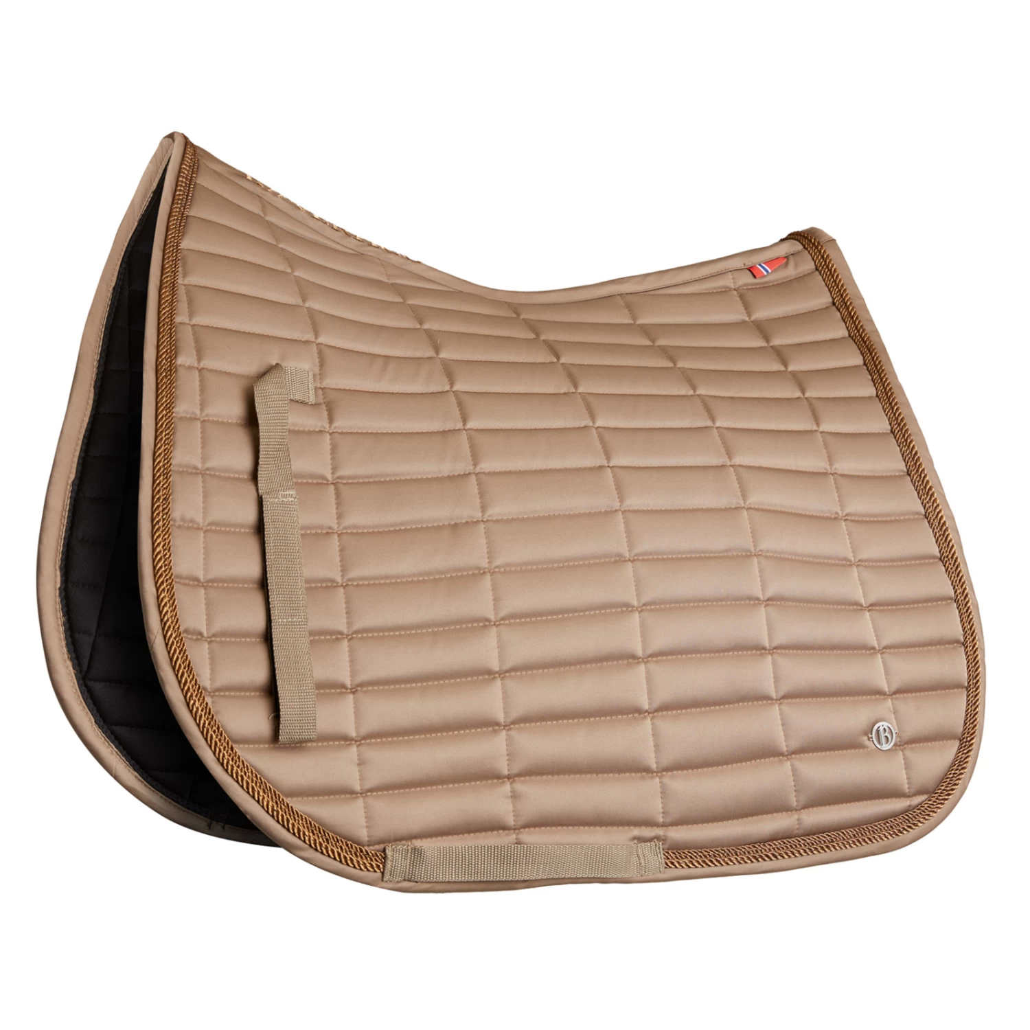 B Vertigo Quinn All Purpose Saddle Pad - Shiitake Beige