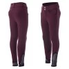 Equinavia Greta Kids Silicone Knee Patch Breeches - Fig Purple/Brown