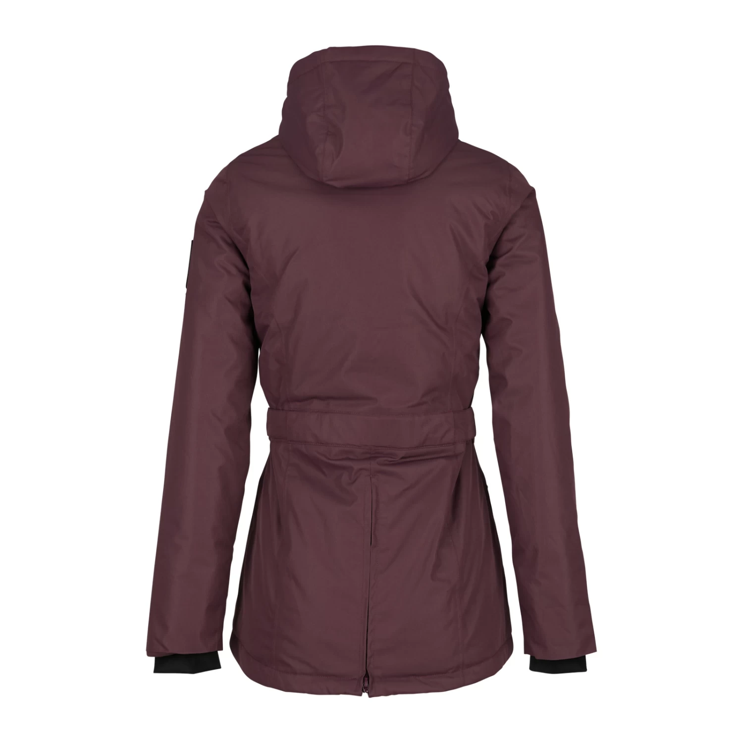 Horze Jadine Womens Winter Jacket - Eggplant Dark Purple - Image 2