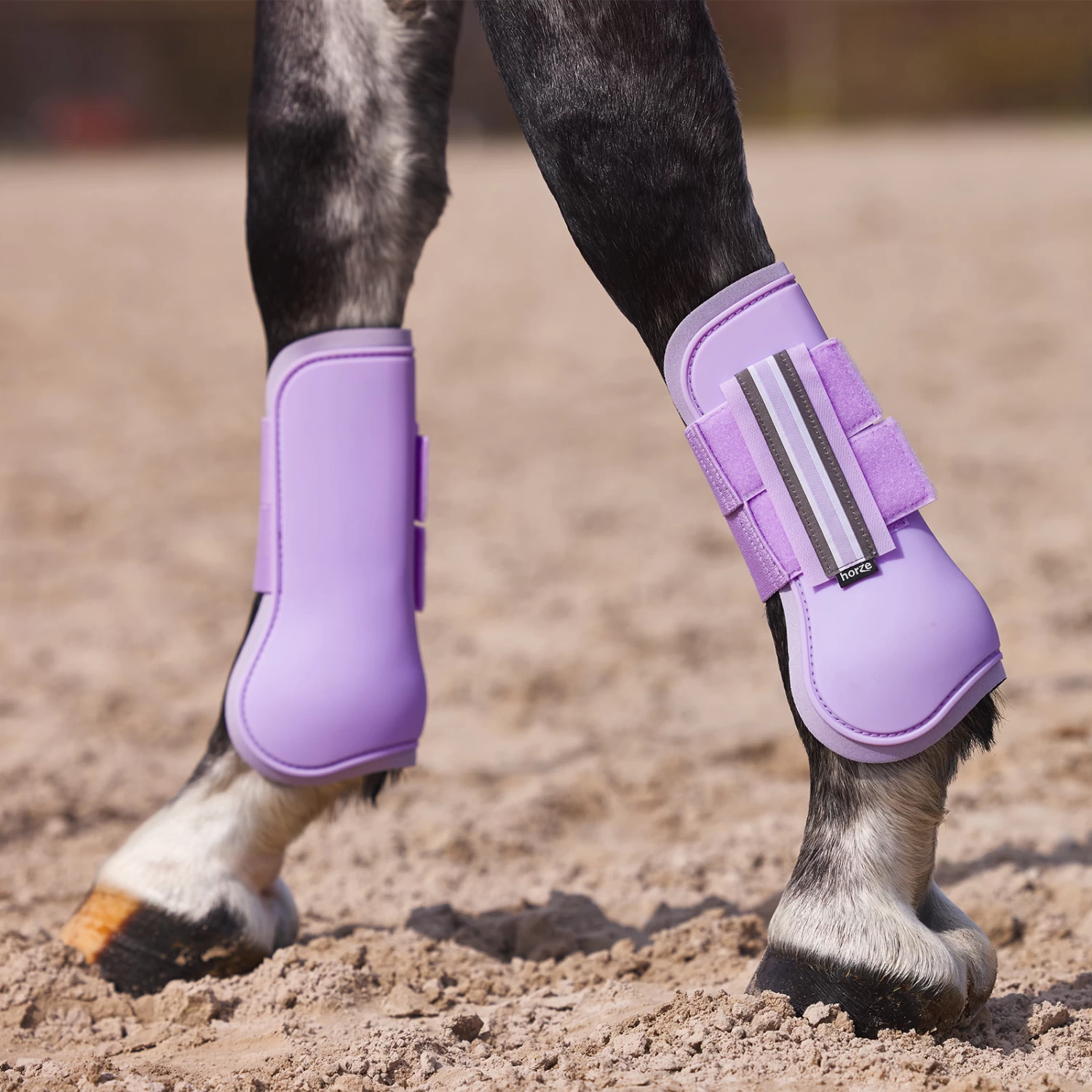 Horze Adepto Tendon Boots - Languid Lavender Purple - Image 2