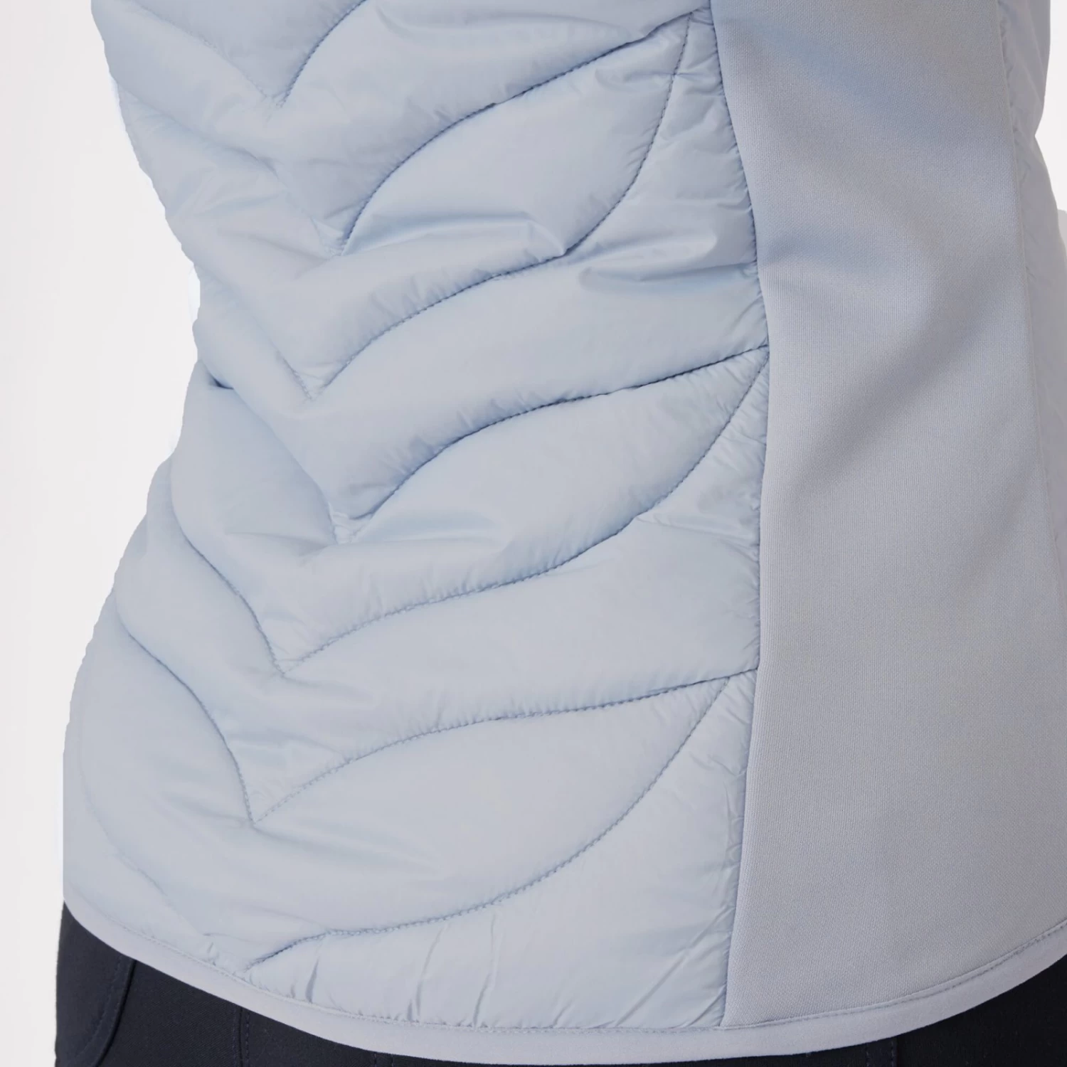 Horze Shannon Womens Light Padded Vest - Grey Dawn - Image 3