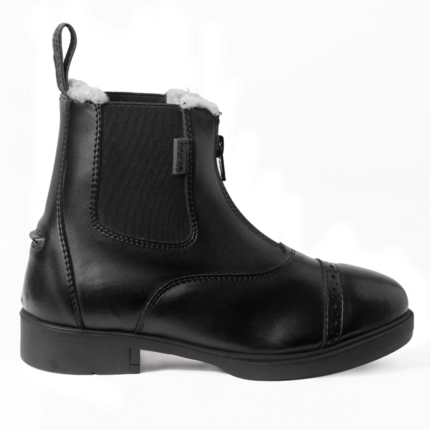 Horze Wexford Kids Paddock Winter Boots - Black - Image 5