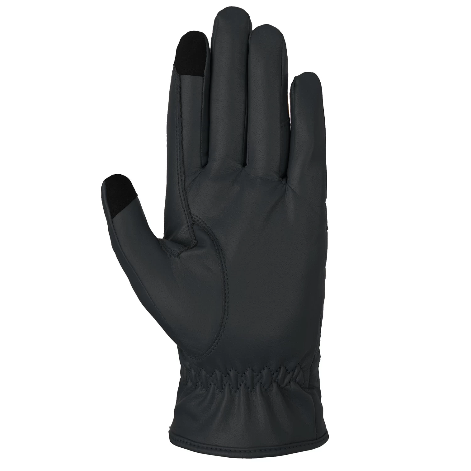Horze Theresa Vegan Leather Winter Gloves - Black - Image 2
