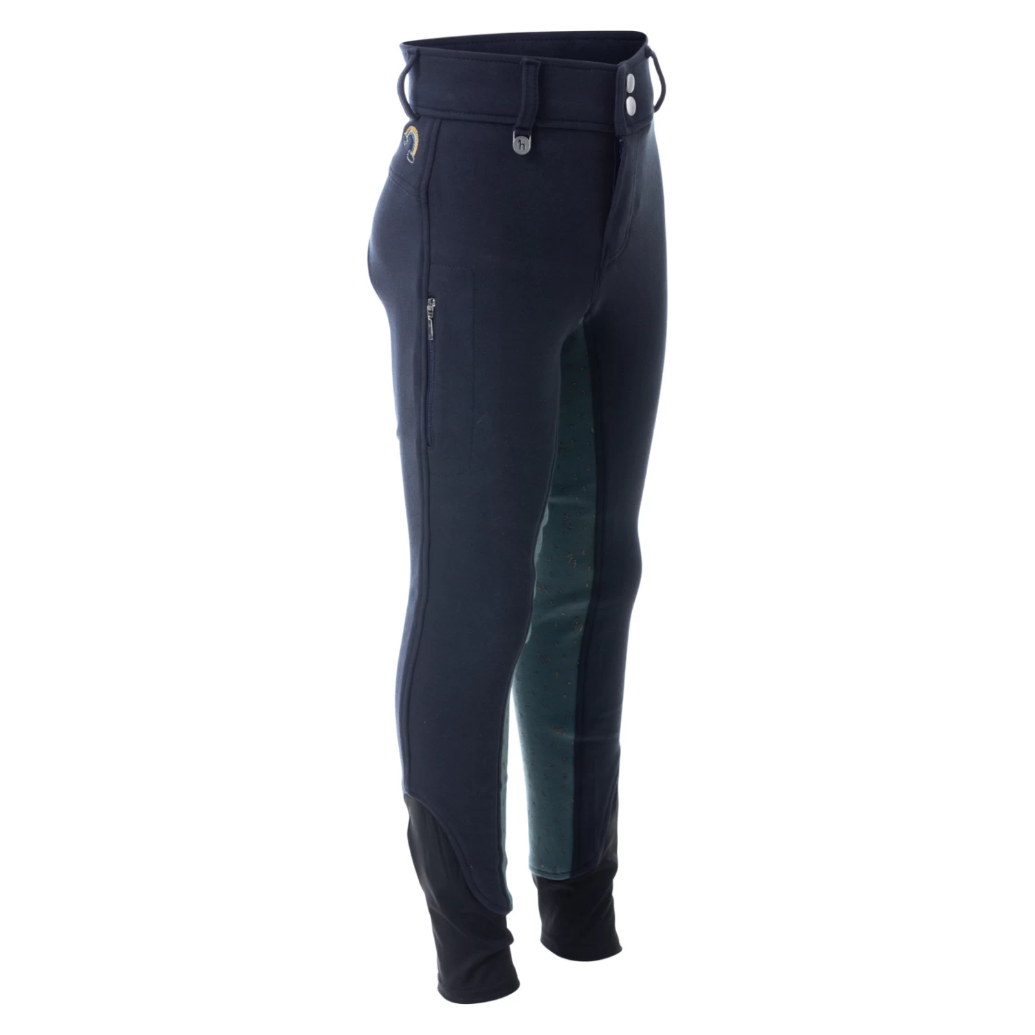 Horze Samara Kids Full Seat Breeches - Dark Navy - Image 6