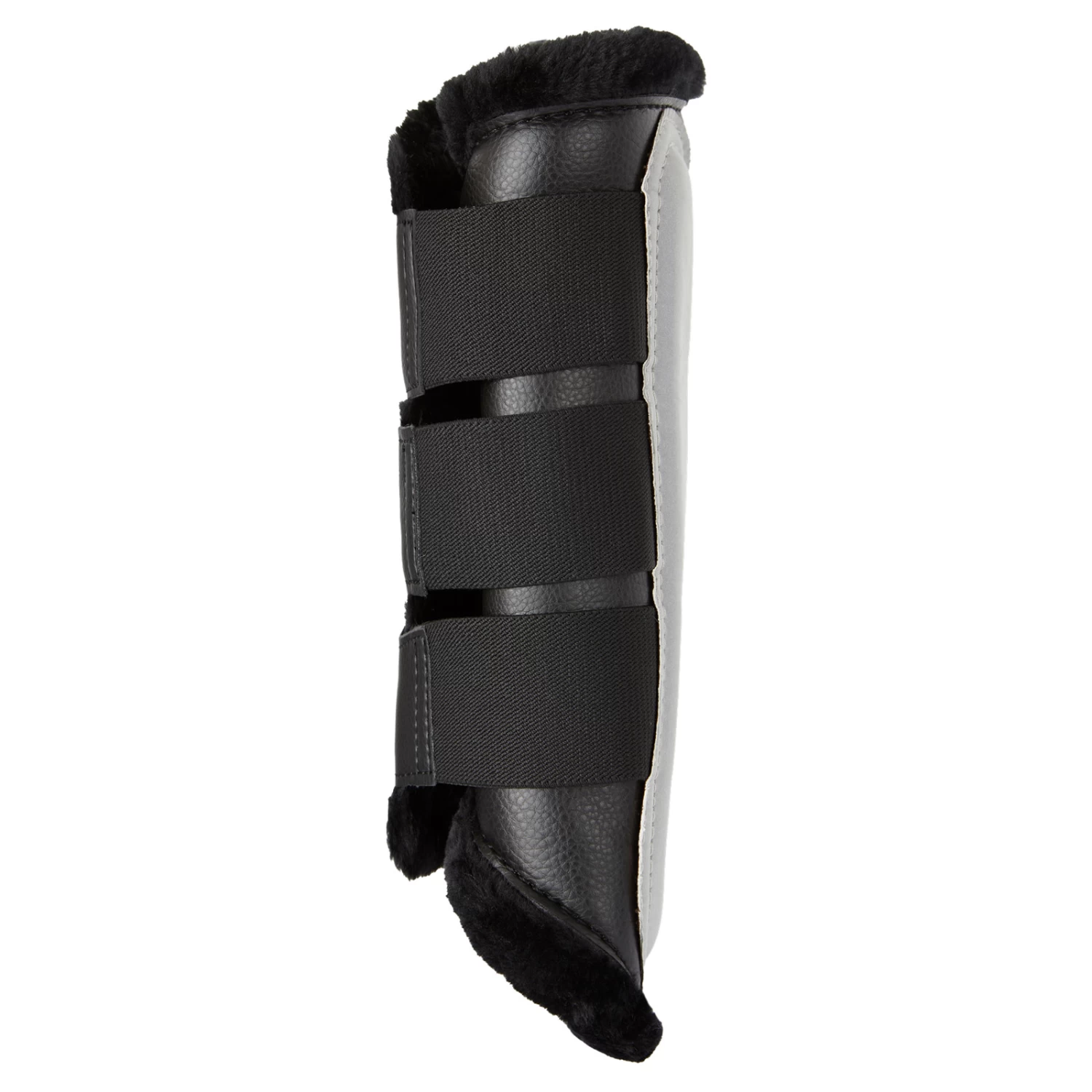 Horze Luminox Reflective Brushing Boots - Black - Image 5