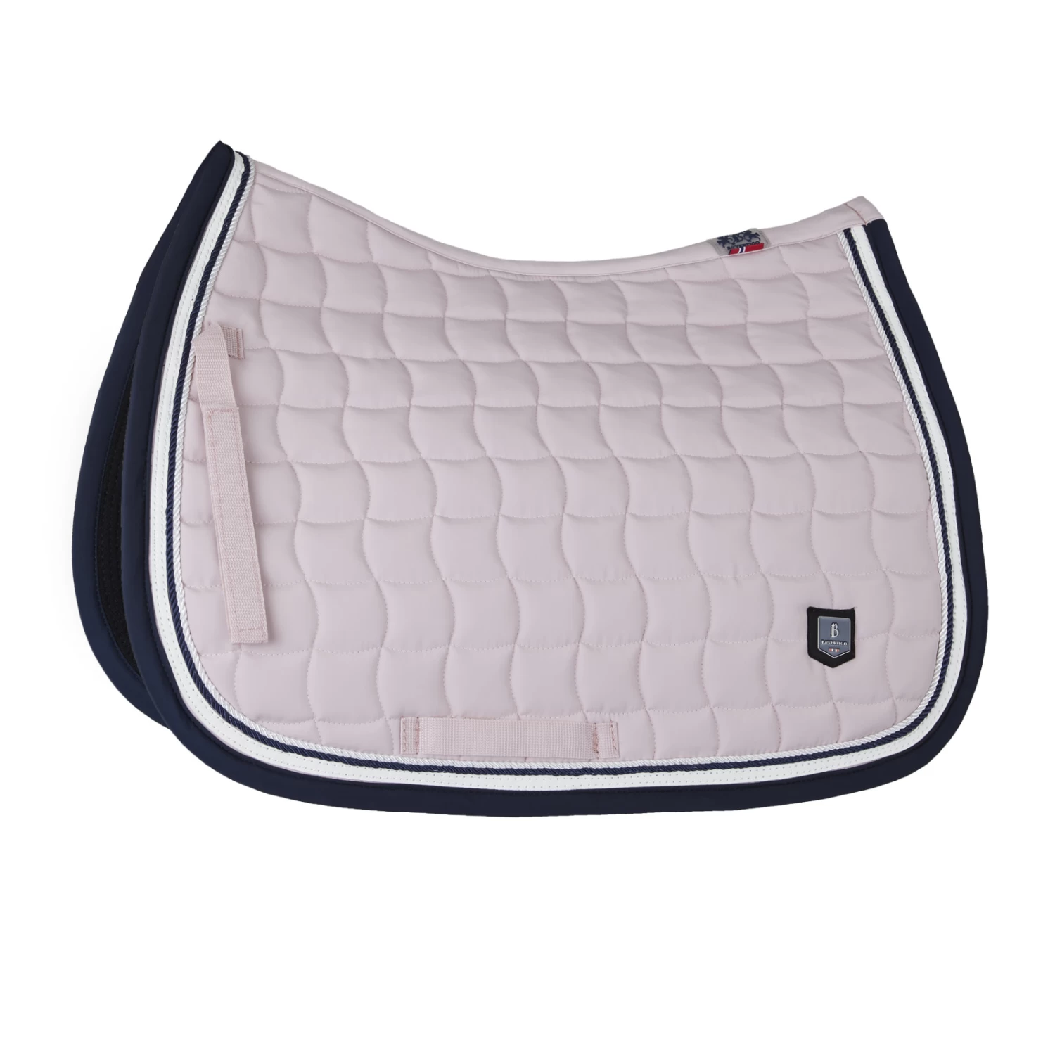 B Vertigo Cameron Double Corded All Purpose Saddle Pad - Dark Navy - Image 5
