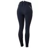Horze Della Womens High Waist Knee Grip Breeches W Piping Tap - Dark Navy
