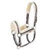 B Vertigo Cameron Fleece Padded Halter - Fossil Brown