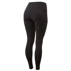 Gwen Womens Super Flex Full Seat Tights - Black