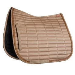 B Vertigo Quinn Dressage Saddle Pad - Shiitake Beige