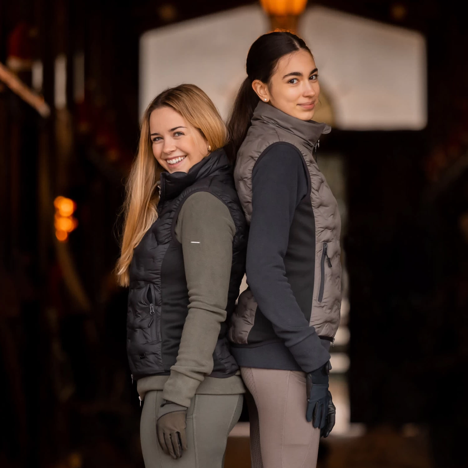 Horze Shelly Womens Vest - Black - Image 4