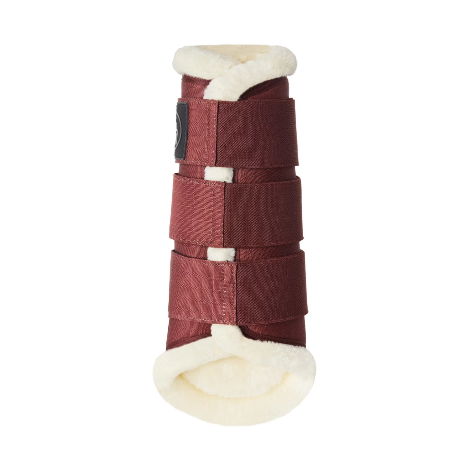 Horze Terrazzo Fleece Lined Brushing Boots - Smoked Paprika - Image 3