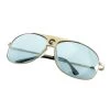 Finntack Pro Rayban Style Driving Glasses - Gold/Blue