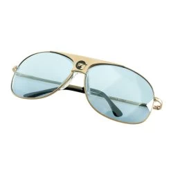 Finntack Pro Rayban Style Driving Glasses - Gold/Blue