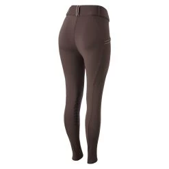 Horze Noelle Womens Knee Patch Breeches - Chocolate Martini