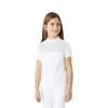 Horze Kaya Kids Show Shirt - Brilliant White
