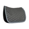 Horze Arizona Double Corded Dressage Saddle Pad - Smoked Pearl Grey