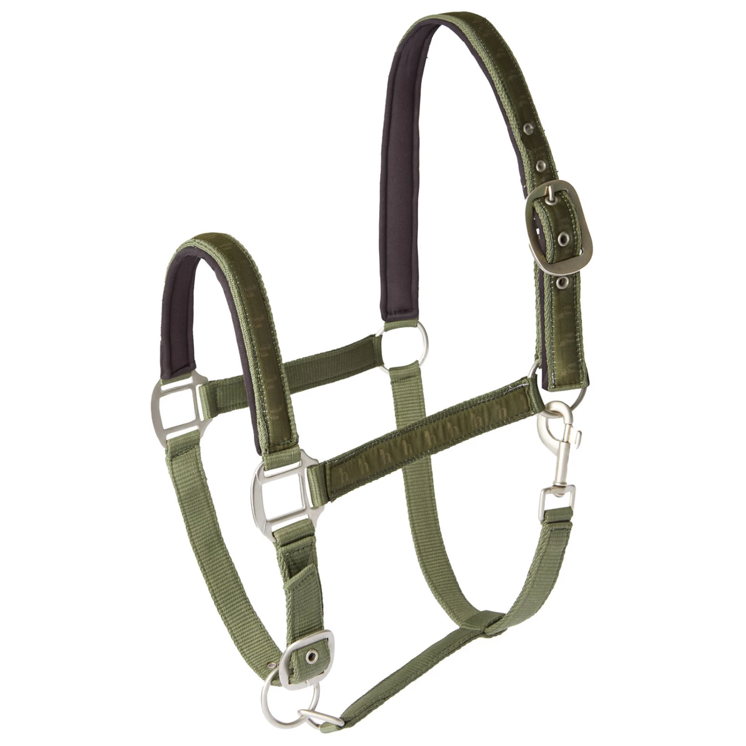 Horze Victoria Halter - Beetle Khaki Green