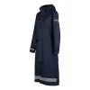 Horze Hazel Long Raincoat - Dark Navy