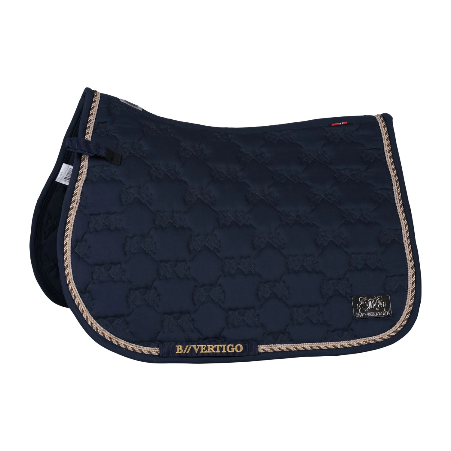 B Vertigo Monaco All Purpose Saddle Pad - Asphalt Dark Grey - Image 3