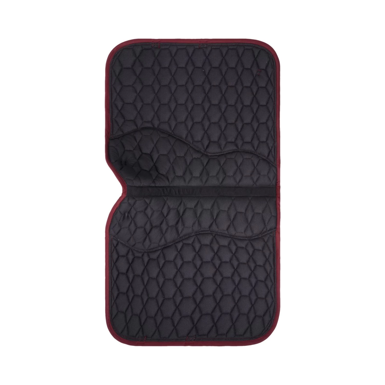 Horze Kenya Anti Slip Dressage Saddle Pad - Iron Grey Brown - Image 4