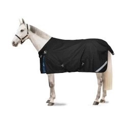 Horze Quebec 1200D Turnout Sheet - Caviar Black