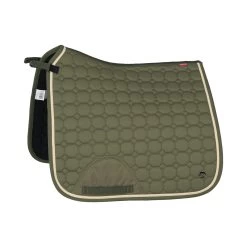 B Vertigo Zurich Dressage Saddle Pad - Beetle Khaki Green