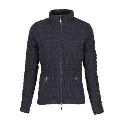 Horze Luna Womens Quilted Stretch Jacket - Dark Navy