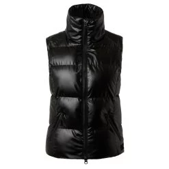Horze Rianna Womens Shine Padded Vest - Black