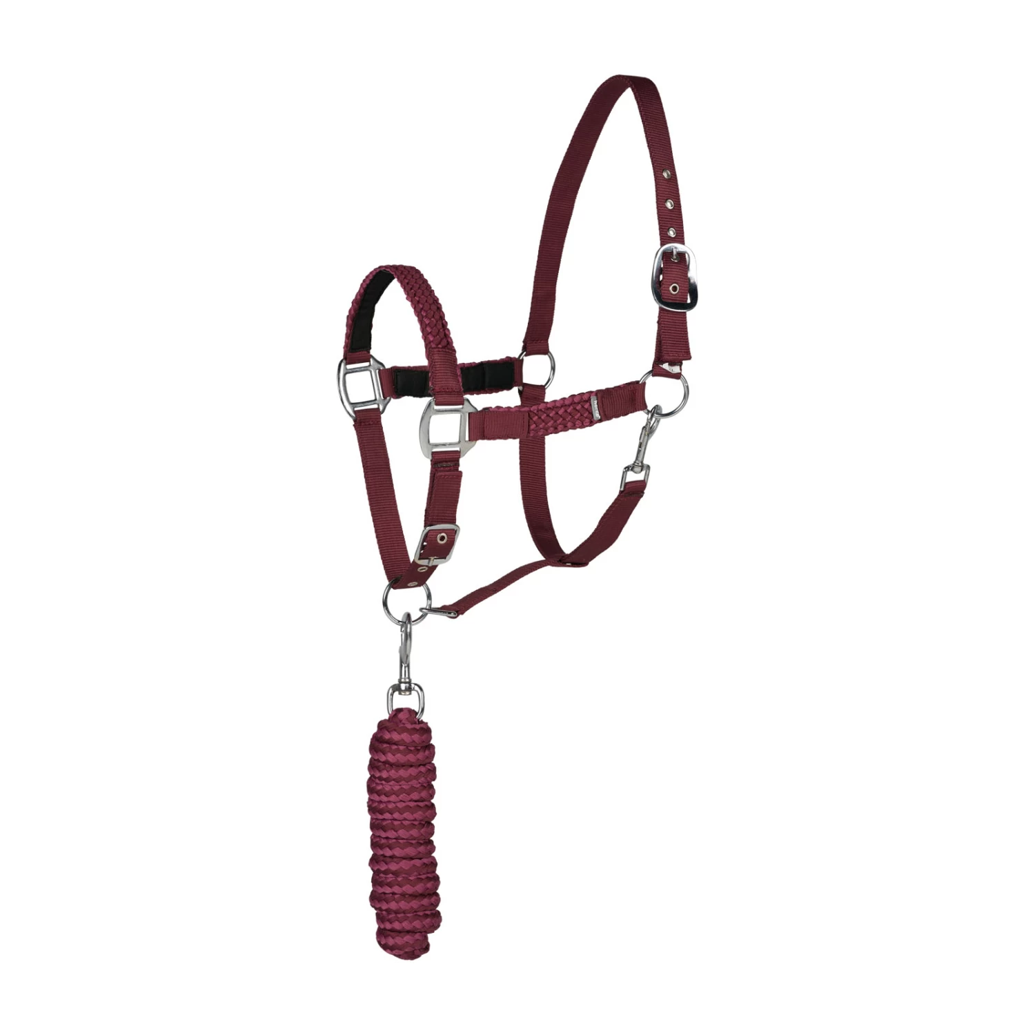 Horze Chicago Halter And Lead Rope - Black/Steel Grey - Image 5