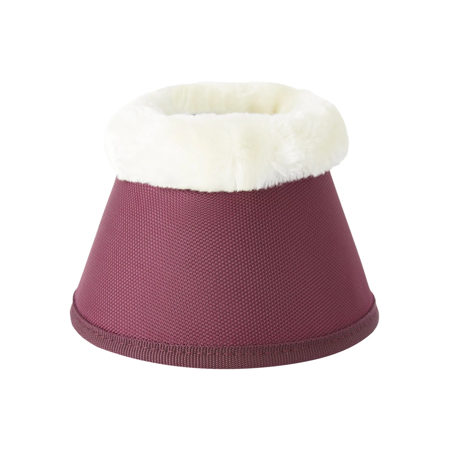 Horze Lincoln Faux Fur Bell Boots - Merlot - Image 2
