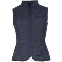 Horze Womens Classic Quilted Vest - Peacoat Dark Blue