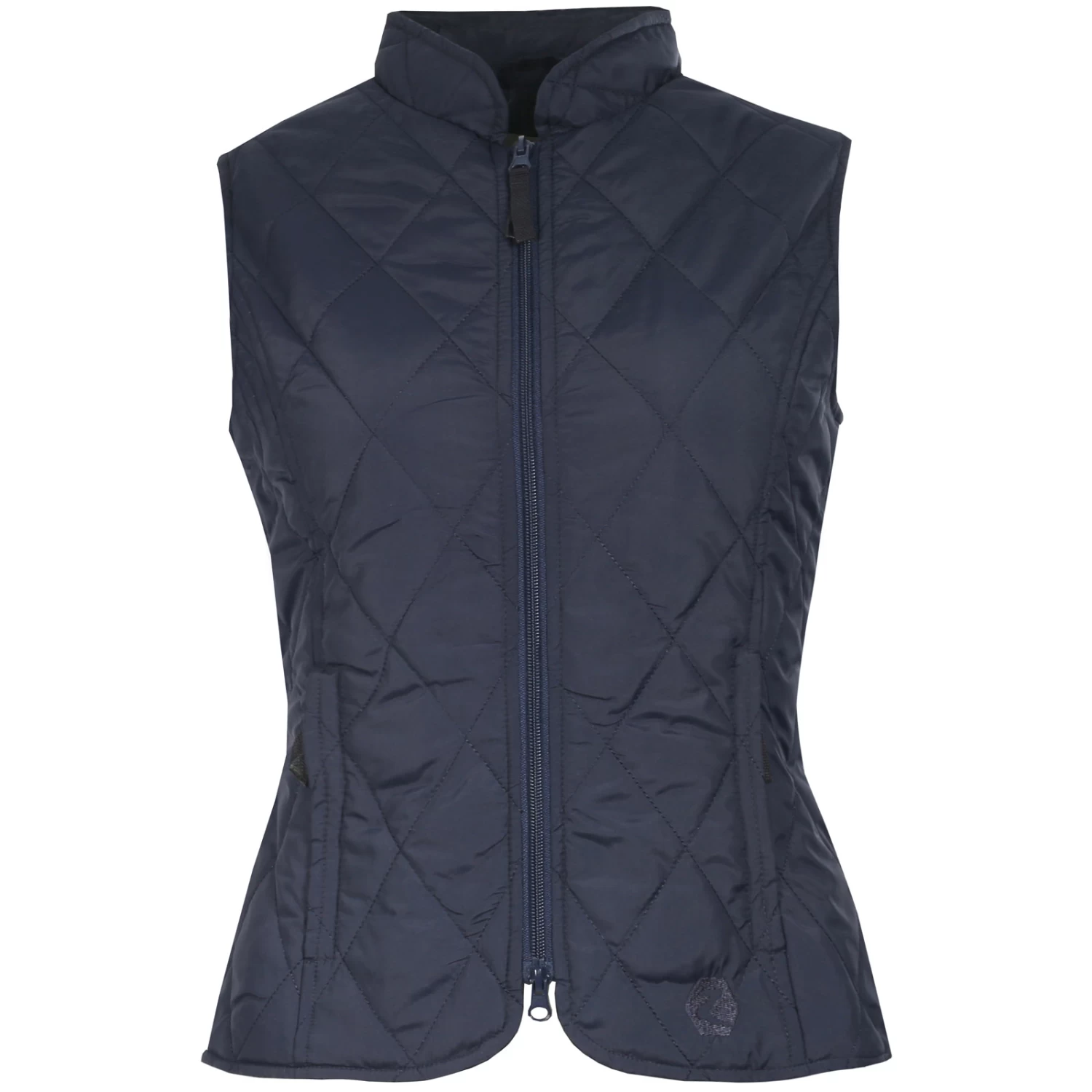 Horze Womens Classic Quilted Vest - Peacoat Dark Blue