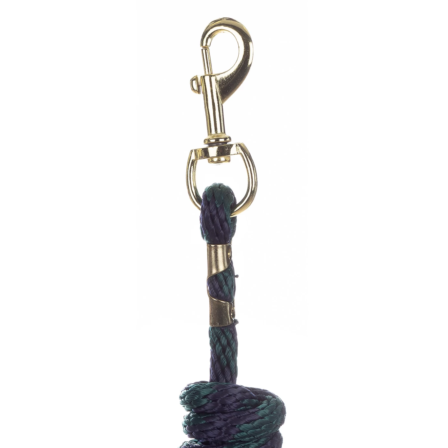 Equinavia Stella Poly Snap Lead Rope - Navy/Hunter Green - Image 4