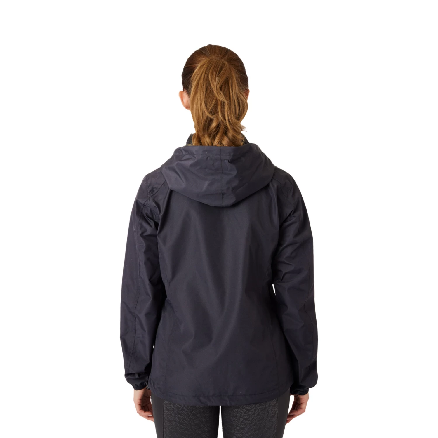 Horze Stella Waterproof Shell Jacket - Caviar Black - Image 9