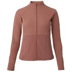 Horze Ciandra Womens UV Pro Technical Training Jacket - Light Mahogany