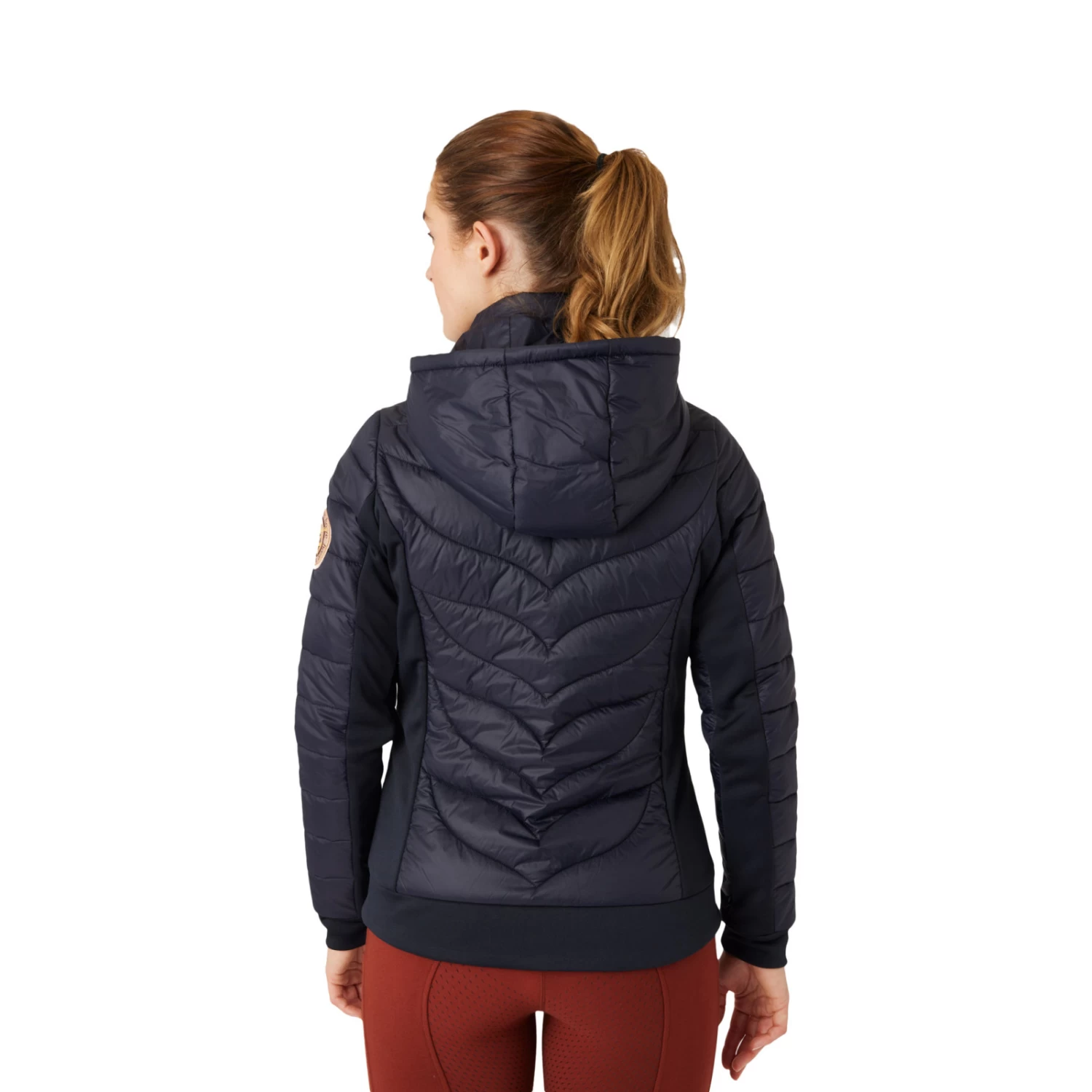 Horze Shannon Womens Light Padded Jacket - Dark Navy - Image 4
