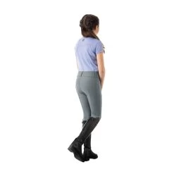 Equinavia Tuva Kids Knee Patch Breeches - Steel Grey