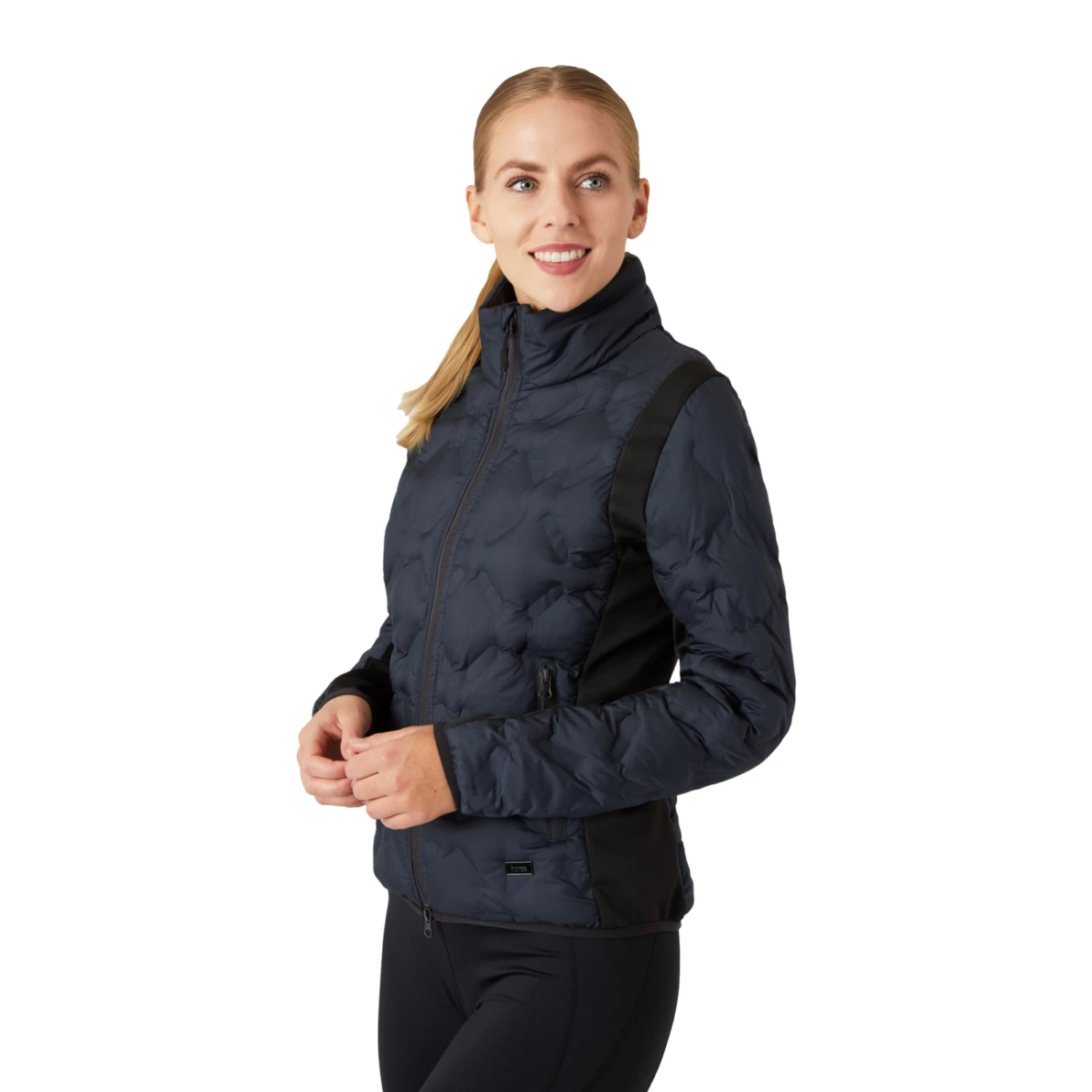 Horze Shelly Womens Padded Jacket - Dark Navy - Image 7