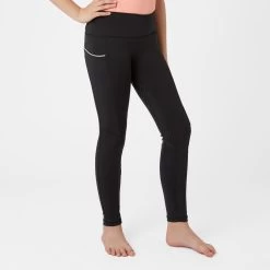 Horze Nicki Kids Breathable Technical Full Seat Tights - Black