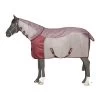 Horze Kenya Hybrid Turnout W/ Mesh And Detachable Neck - Rhubarb Dark Red