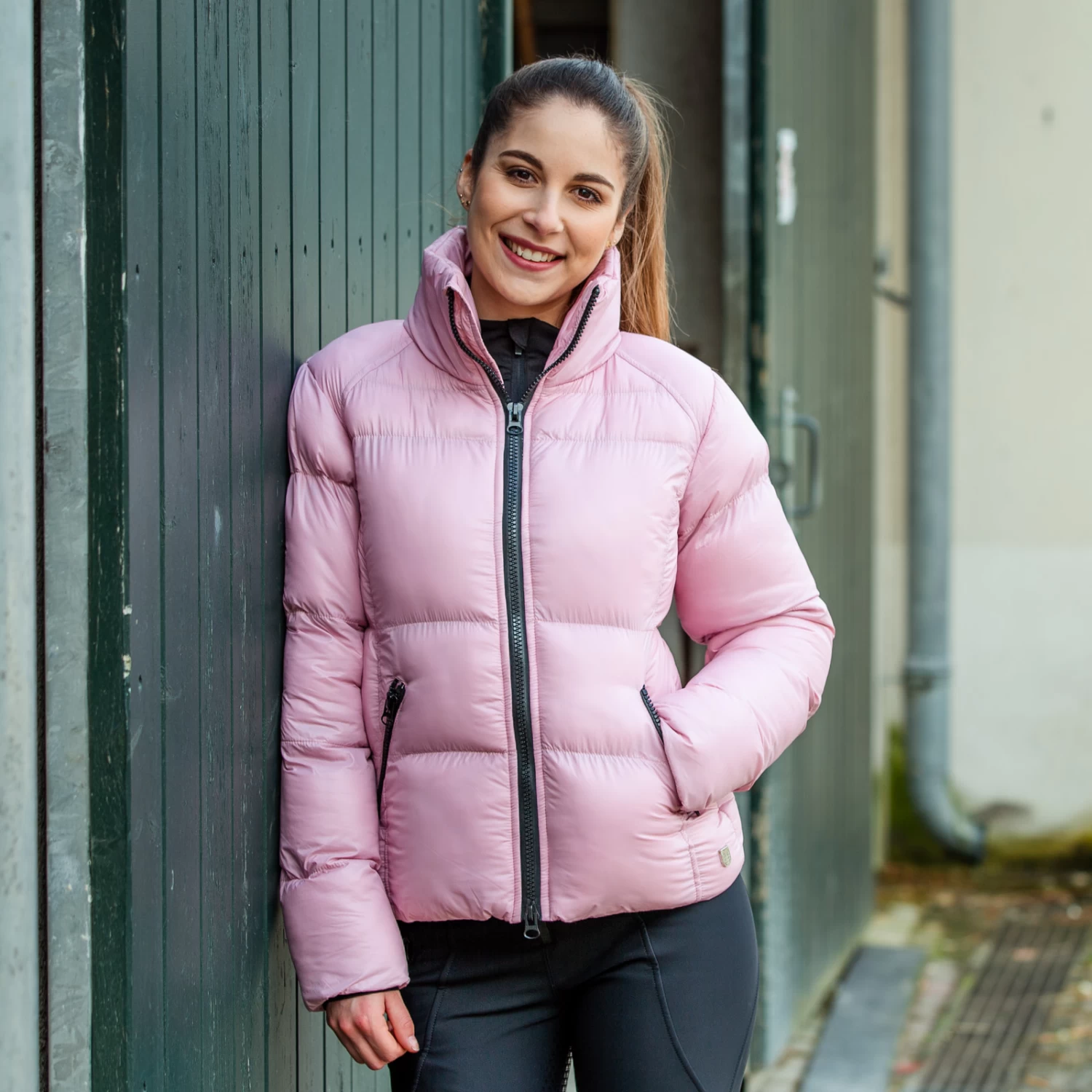 Horze Rianna Womens Puffy Winter Jacket - Zephyr - Image 4