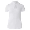 Horze Sianna Womens Training/Show Shirt With Short Sleeves - White