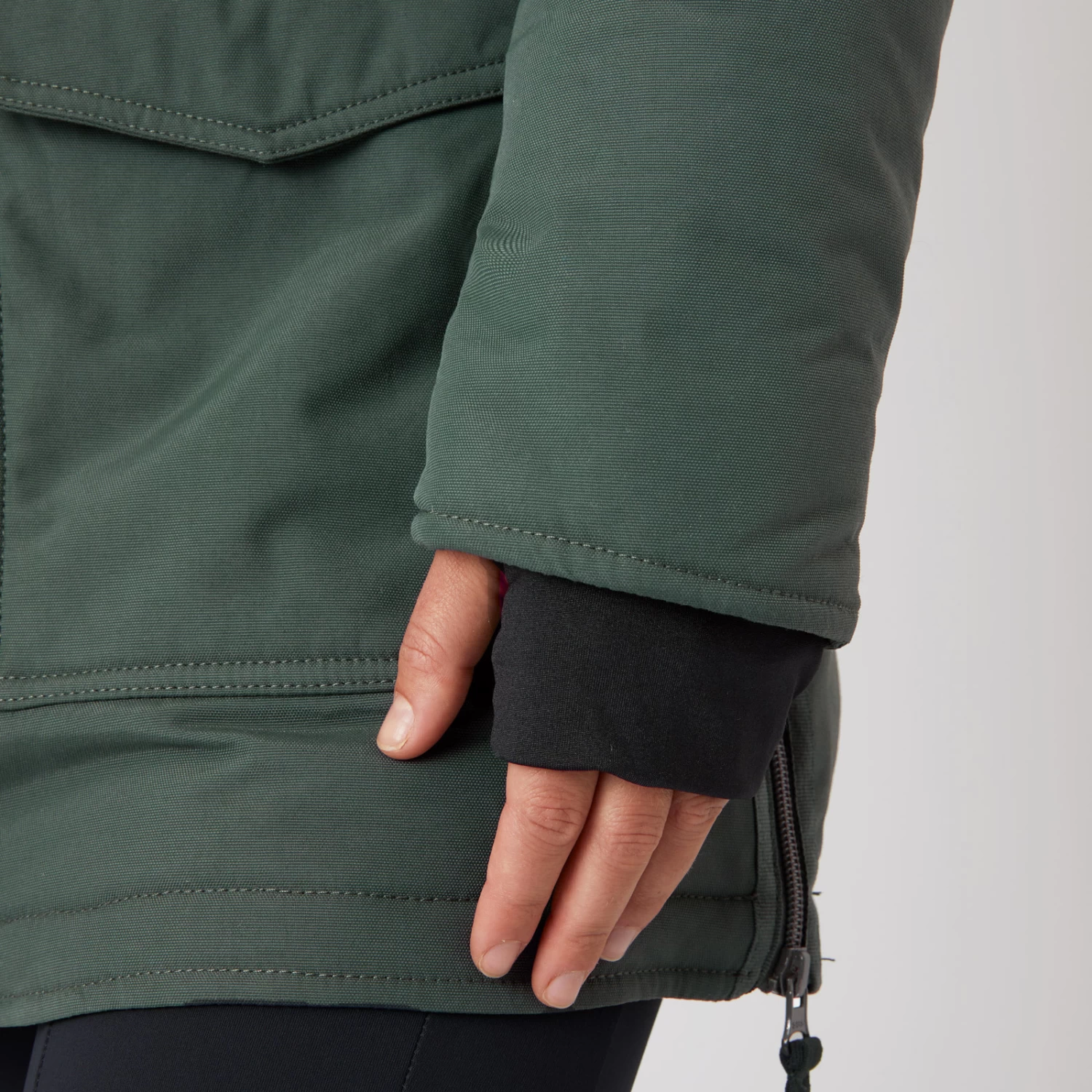 Horze Womens Brooke Long Parka Jacket - Urban Chic - Image 4