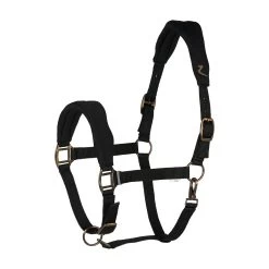 Horze Graz Fleece Padded Halter - Black