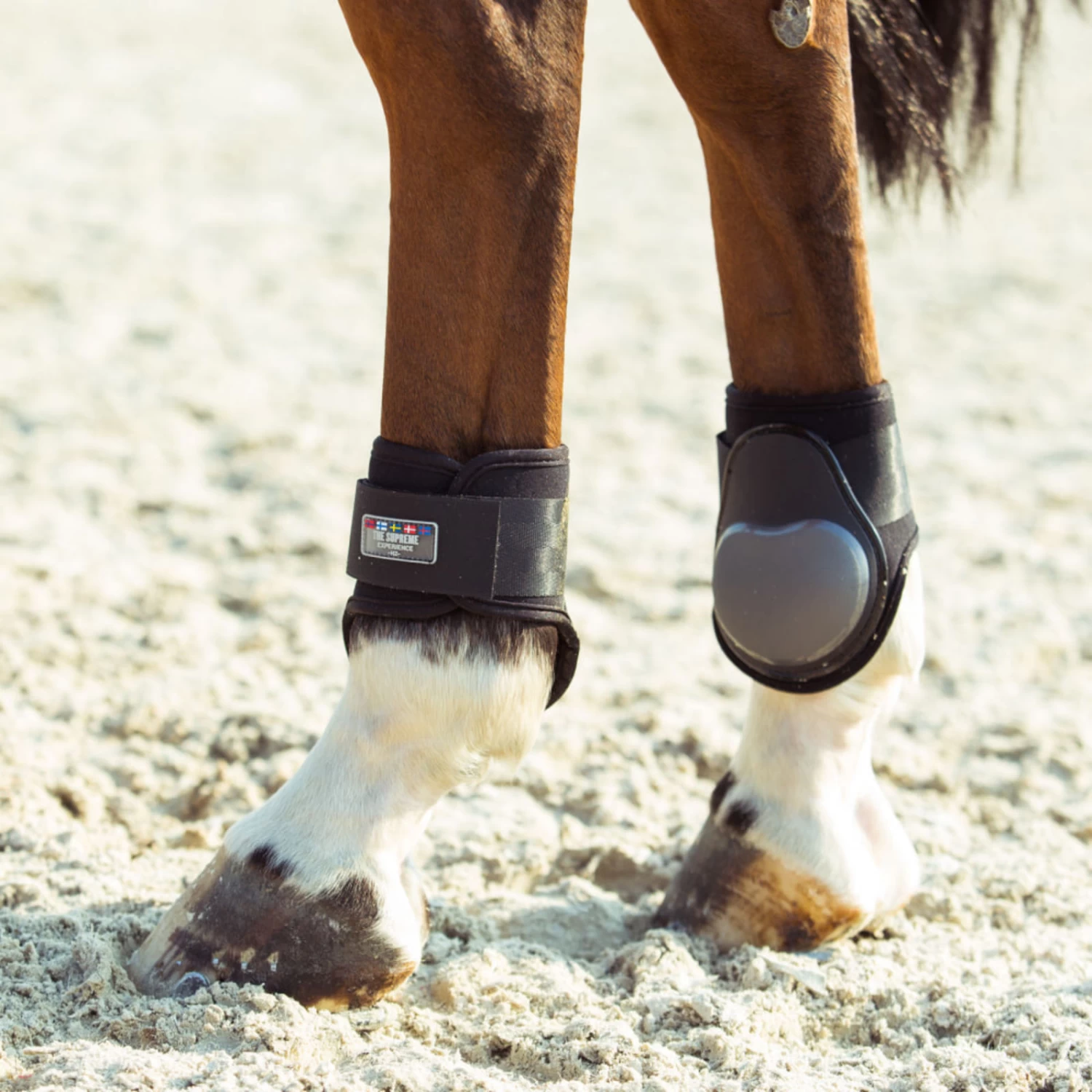 Horze Impact Air Shock Fetlock Boots - Black - Image 13